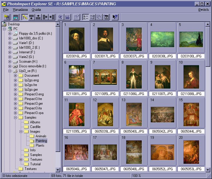 PhotoImpact Explorer