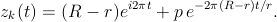 z_k(t) = (R-r) e^{i2\pi t} + p e^{-i2\pi(R-r)t/r}.